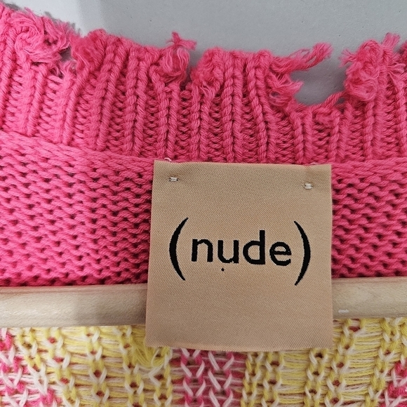 NUDE Hot Pink Tomorrow Is A New Day Cotton Waistcoat - Picture 10 of 11